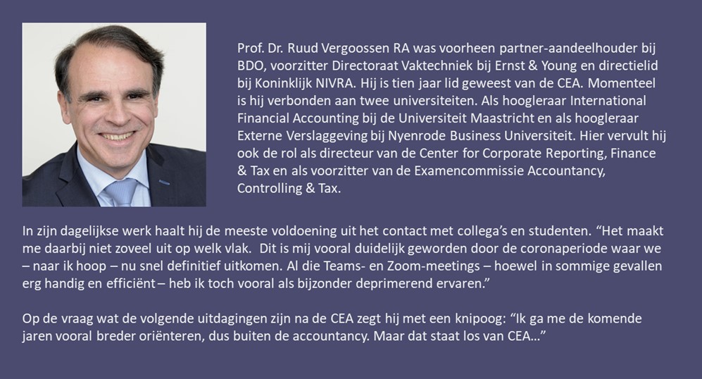 Profielschets van prof. dr. Ruud Vergoossen - tekst inclusief foto